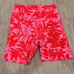 Beach Riot Red and Pink Sport Shorts